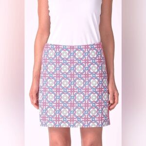 Golftini Candy Land golf skort sz 14L pink/blue/green